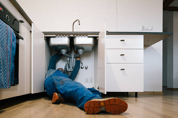 Professional Leak Detection technician working in Rolling Prairie, IN